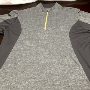 Mens Golf Champions tour pro series quarter zip jacket gray- by Perri Ellis. XXL